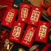 6PCS Creative CNY Red Packet Envelope