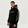 High-Performance Polyester Motorcycle Jacket with Flame Design and Full Protection for Riders by Inlyline