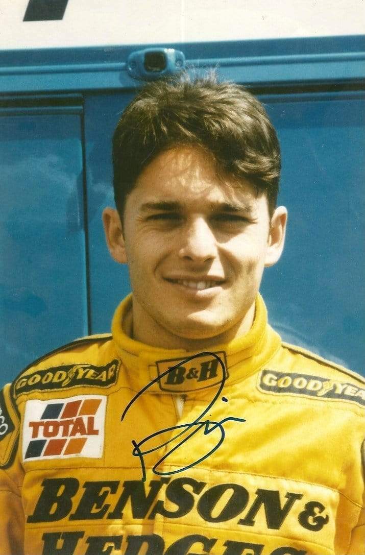 ITALIAN RACING DRIVER Giancarlo Fisichella autograph, signed Photo Poster painting