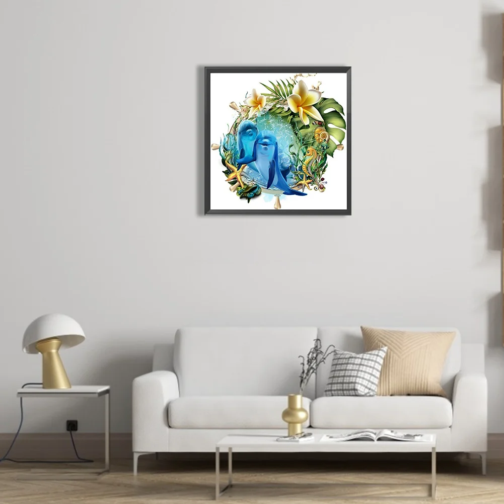Full Round Diamond Painting 30*30cm - Underwater World