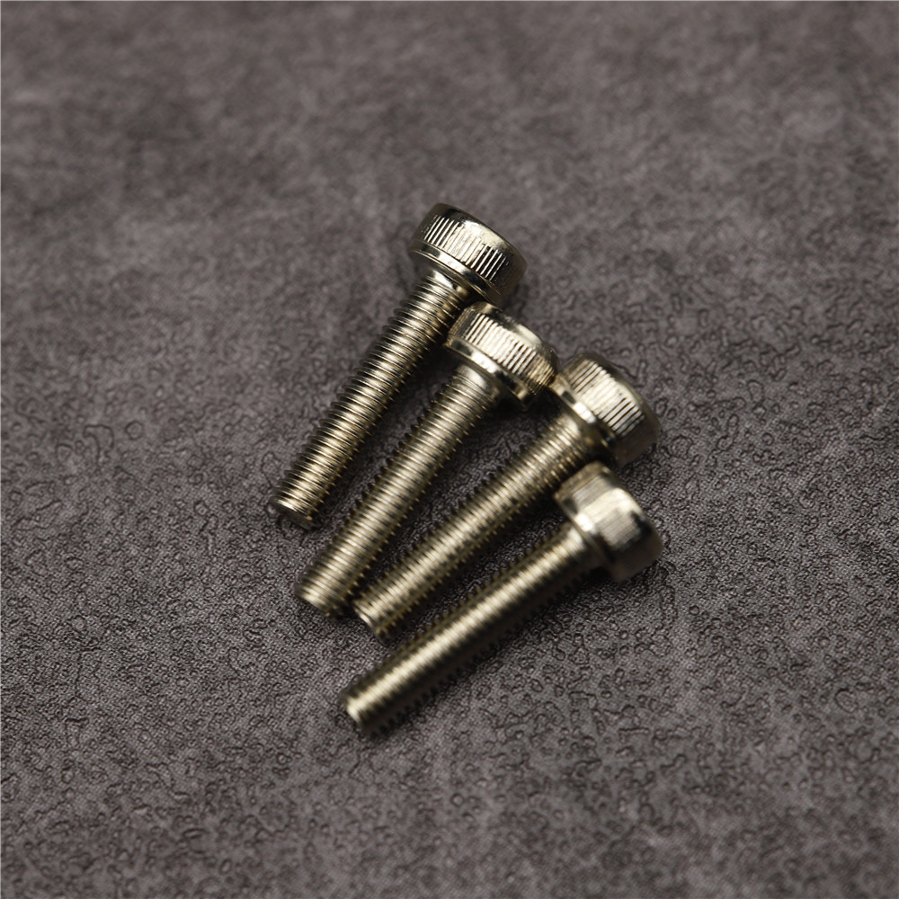 YFS Electroplated White Nickel M3 Screws