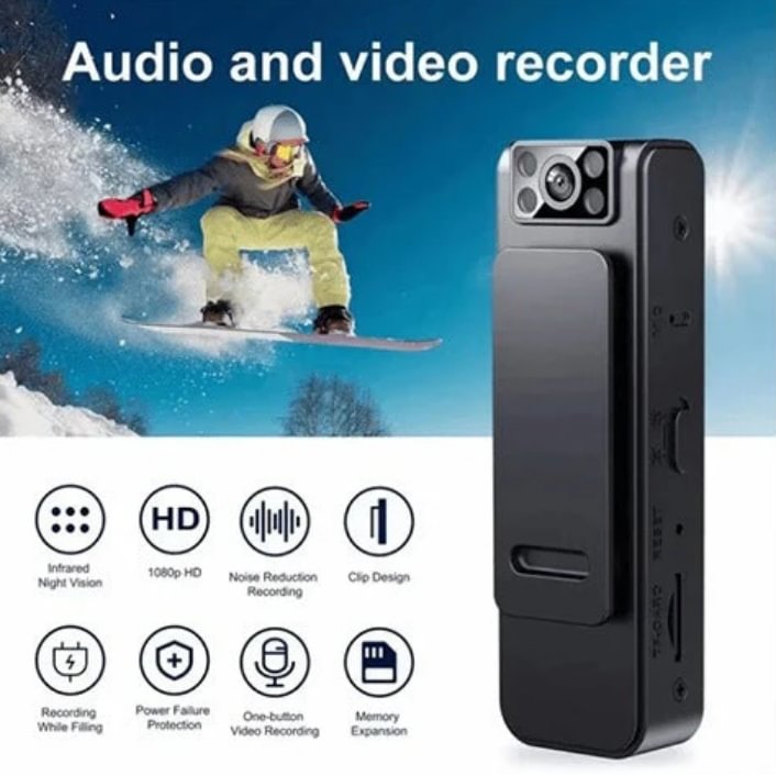 【Capture Beautiful Moments】🔥Portable HD 1080P Noise Reduction Camera