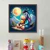 (Stamped/Counted) Eeyore Under The Starry Sky-11CT Cross Stitch 40*40cm/15.75*15.75in