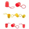 Car Trailer Ball Cap PVC Tow Bar Cap Waterproof for Car Ball Head (Red)