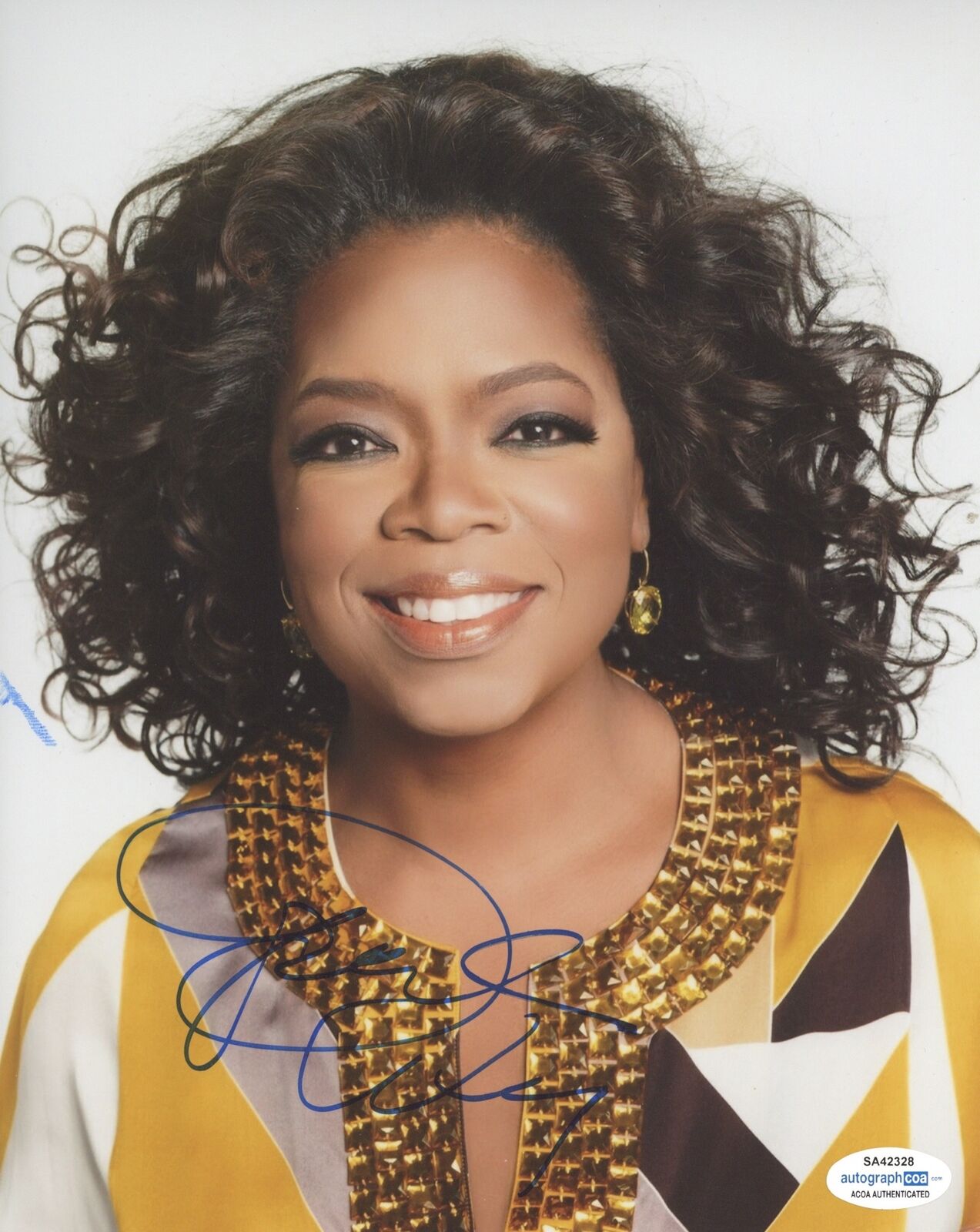 Oprah Winfrey Signed 10X8 Photo Poster painting Genuine Signature AFTAL ACOA TPA (7493)