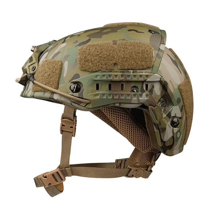 Tophelmetfan Aramid Fiber Precision Ballistic Helmet NIJ Level IV Camouflage Bulletproof Tactical Helmets  