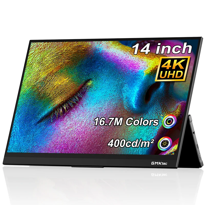 GMKtec 15.6インチ 4K モバイル ディスプレイ モニター