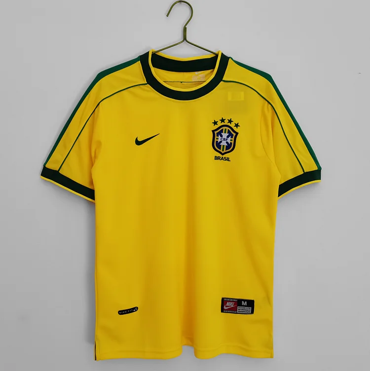 1998 Brazil home retro jersey