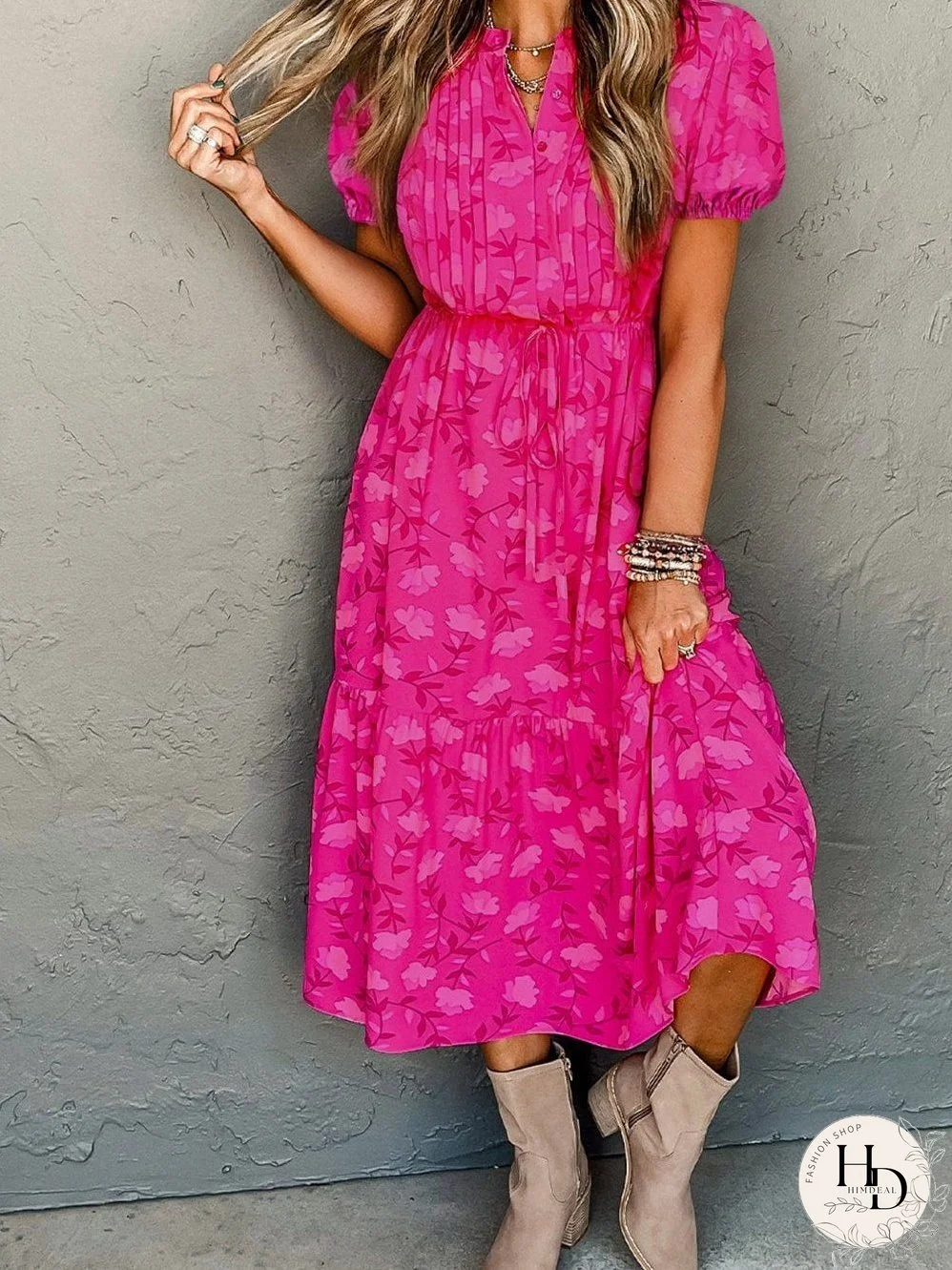 Stylish Floral Dress