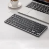 Wireless Bluetooth Keyboard and Mouse Set, Rechargeable, Mini Portable, Silent, Suitable for Apple iPads and Tablets