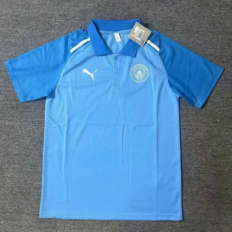 Manchester City 25/26 Blue Polo Shirt