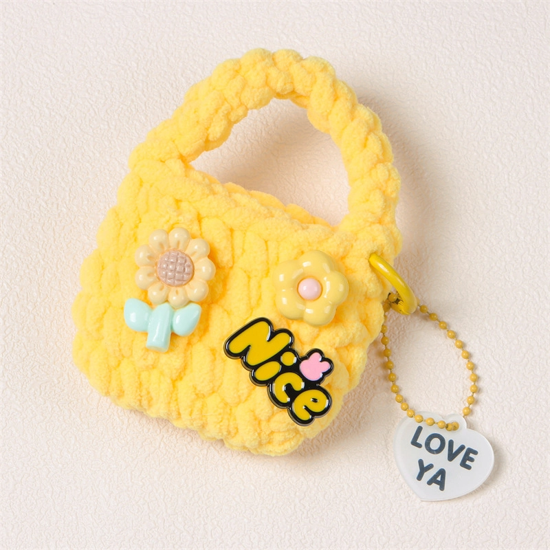 Girl’S Polyester Flower Minimalist Square Zipper