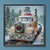 Snowman-Special Shaped Diamond Painting