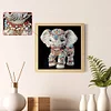 Elefant - speziell geformte Diamantmalerei - 30 * 30cm