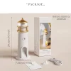 Creative Lighthouse Design Night Light USB Charging Moonlight Lighthouse Projection Lamp Bluetooth Speaker Human Body Sensing Atmosphere Night Light Home Bedroom Living Room Decoration Night Light