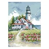 14CT/11CT Lighthouse - Stamped Cross Stitch 21*30cm/8.27*11.81in(Brand)