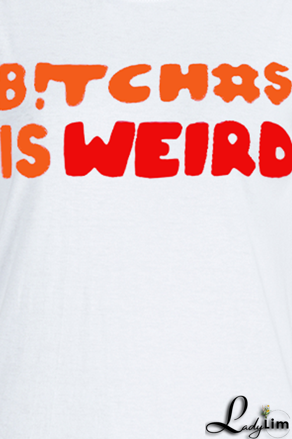 White Street Vintage Print Patchwork Letter O Neck T-Shirts