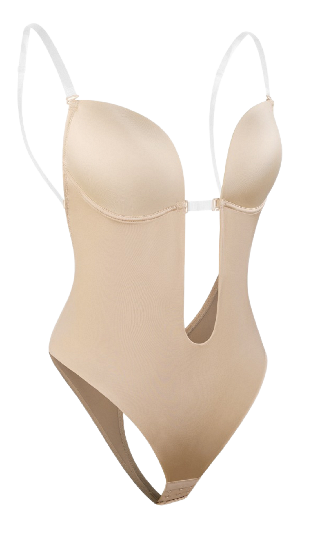 Plunge Bra Thong Body Suit