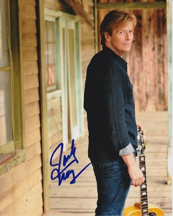 JACK WAGNER signed autographed GIBSON GUITAR Photo Poster painting