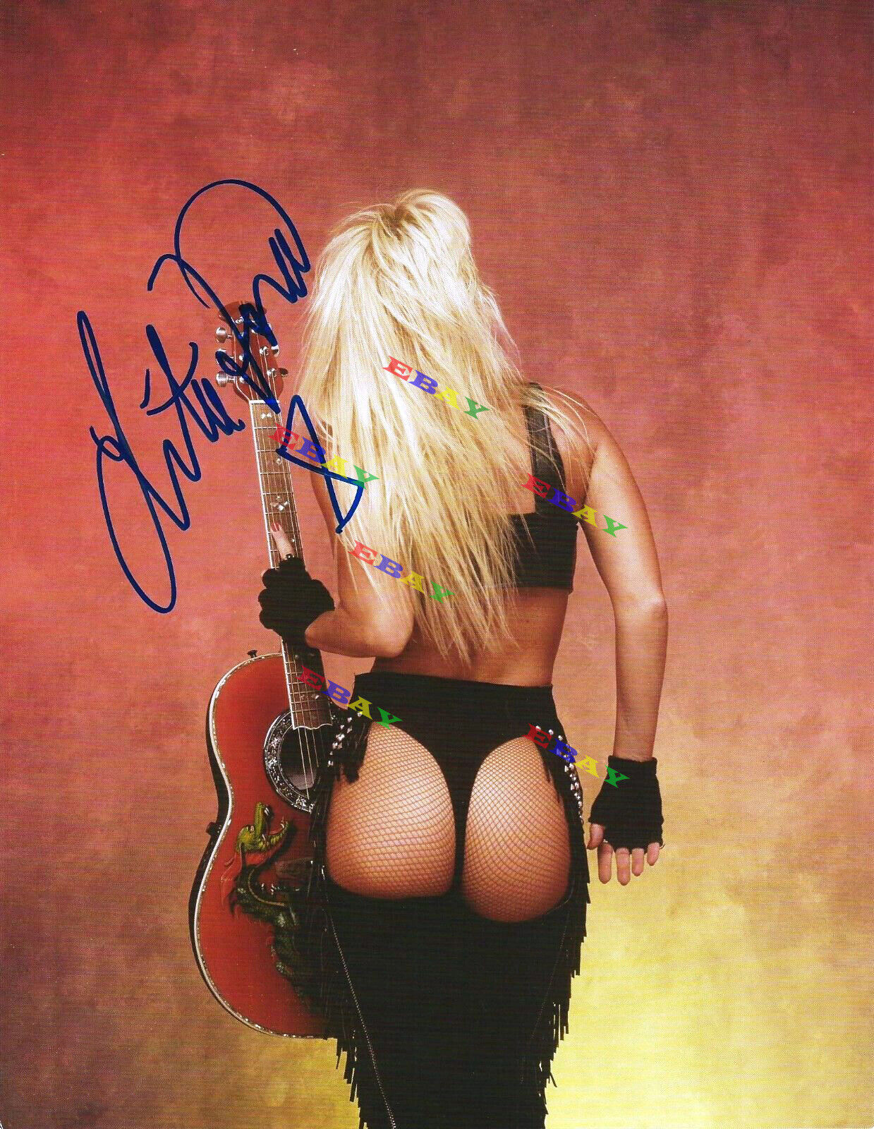 Lita Ford 8x10 Autographed Signed Photo Poster painting Reprint