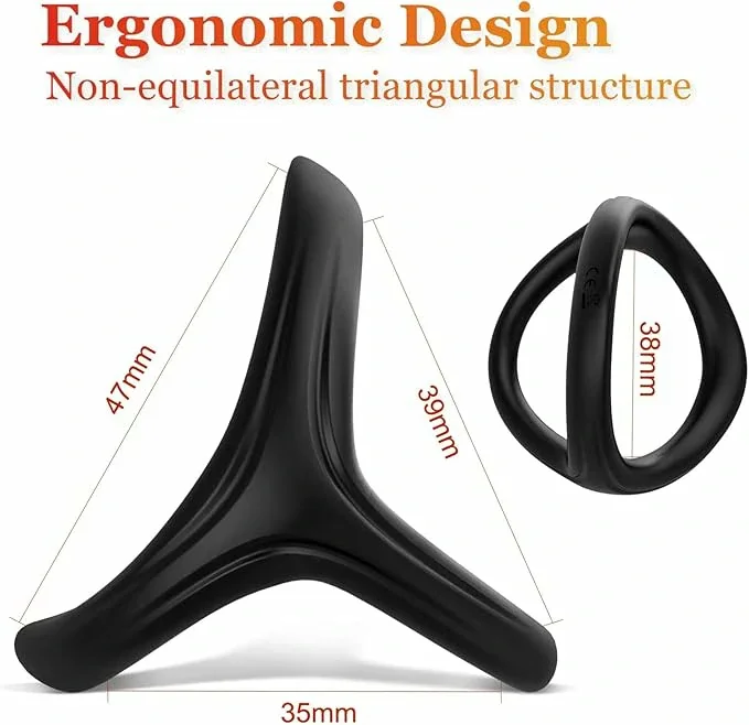 Silicone Sexual Ring Erection Enhancing Long Lasting  Y Training penis Ring with vibration function