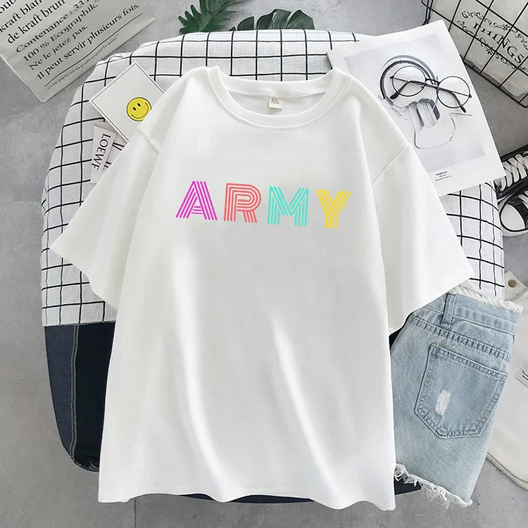 BTS ARMY Print T-shirt
