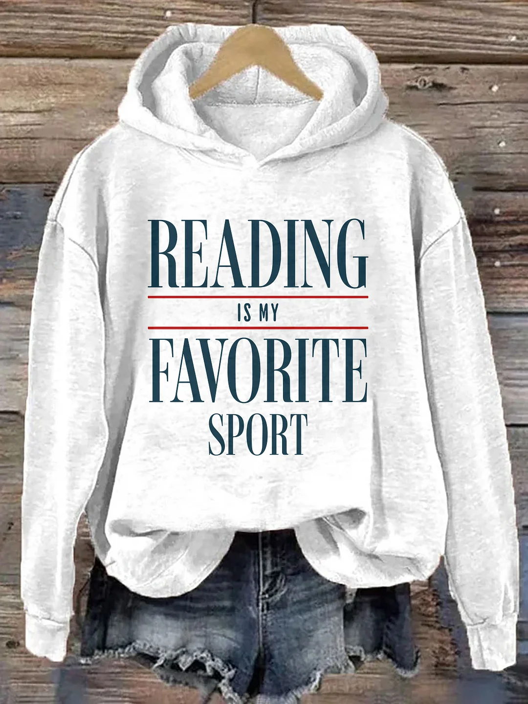 Reading Is My Favorite Sport Hoodie