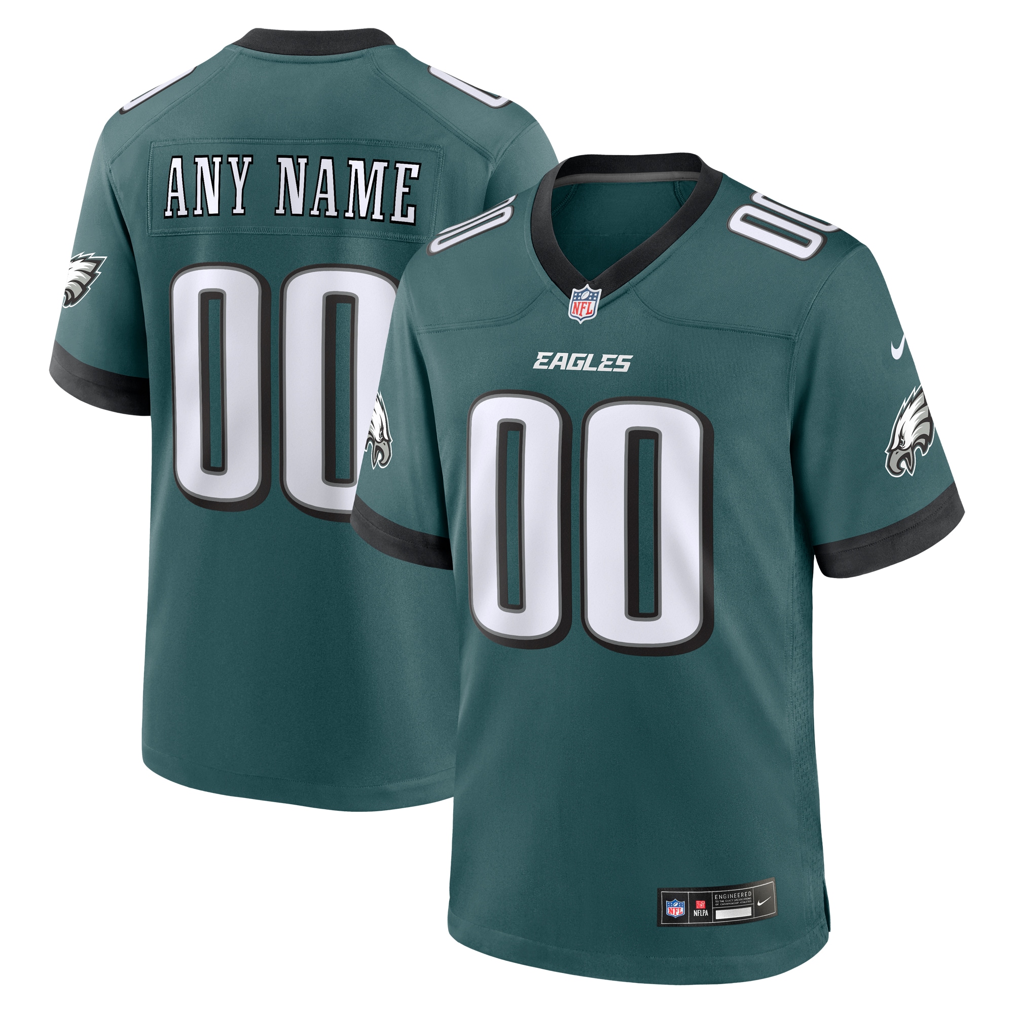 Custom Philadelphia Eagles Jersey mysite