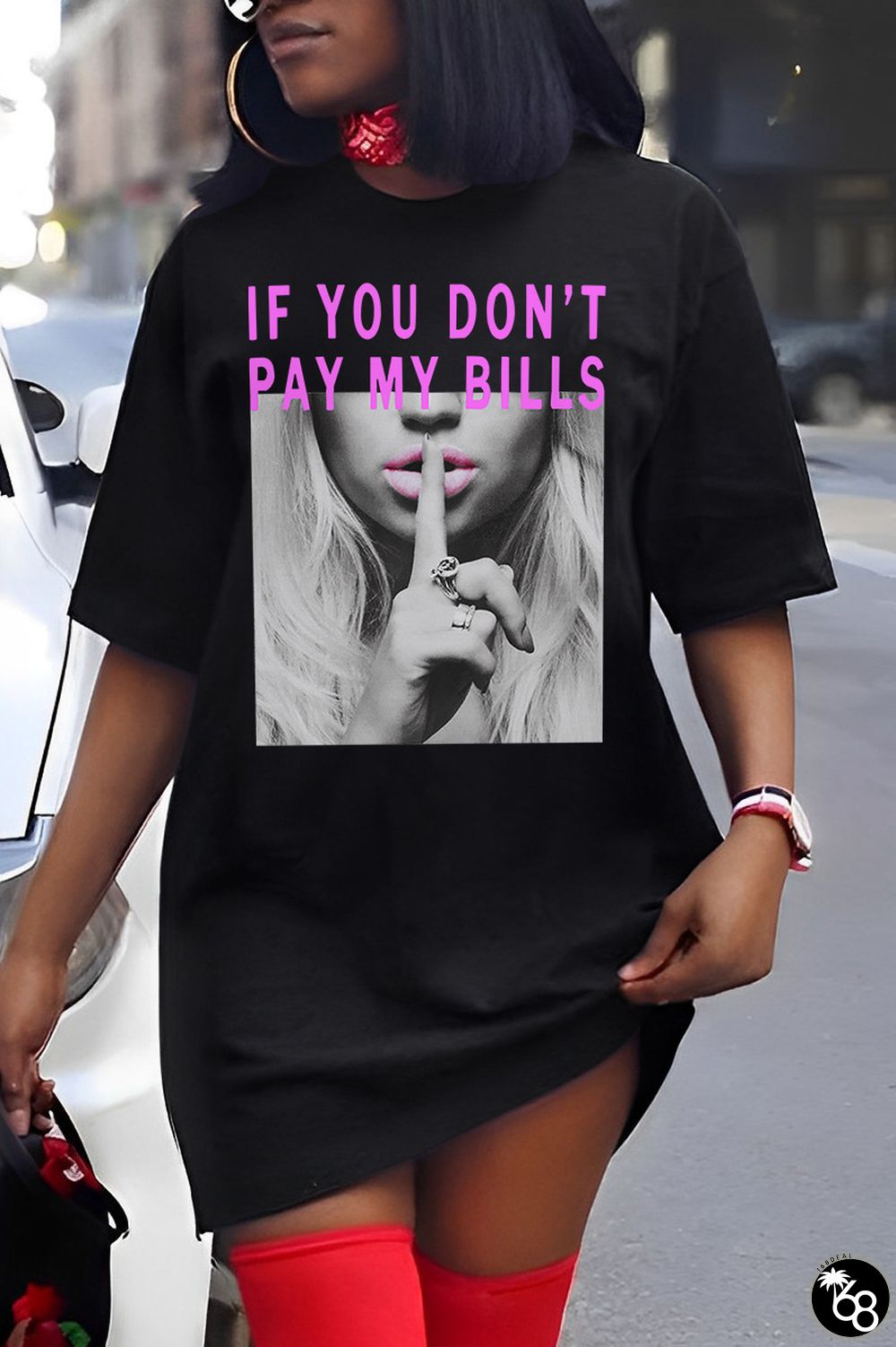 Casual Print Basic O Neck Short Sleeve Dress | 168DEAL