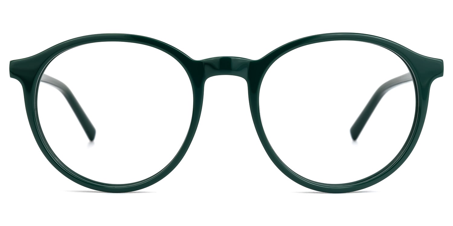 Calau Round Green Eyeglasses Vooglam Uk