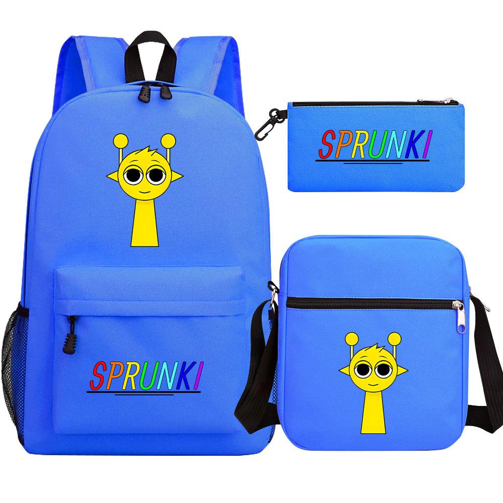 Mayoulove Sprunki Backpack Lightweight Design with Multiple Pockets for School Use-Mayoulove
