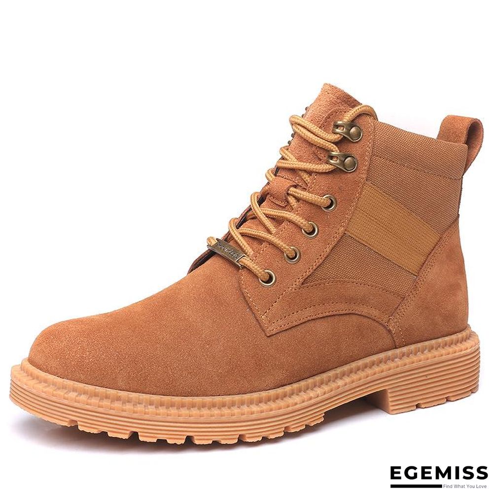 Martin Boots Mens British Outdoor Riding Casual High-Top Shoes Leather Trendy Brand | EGEMISS
