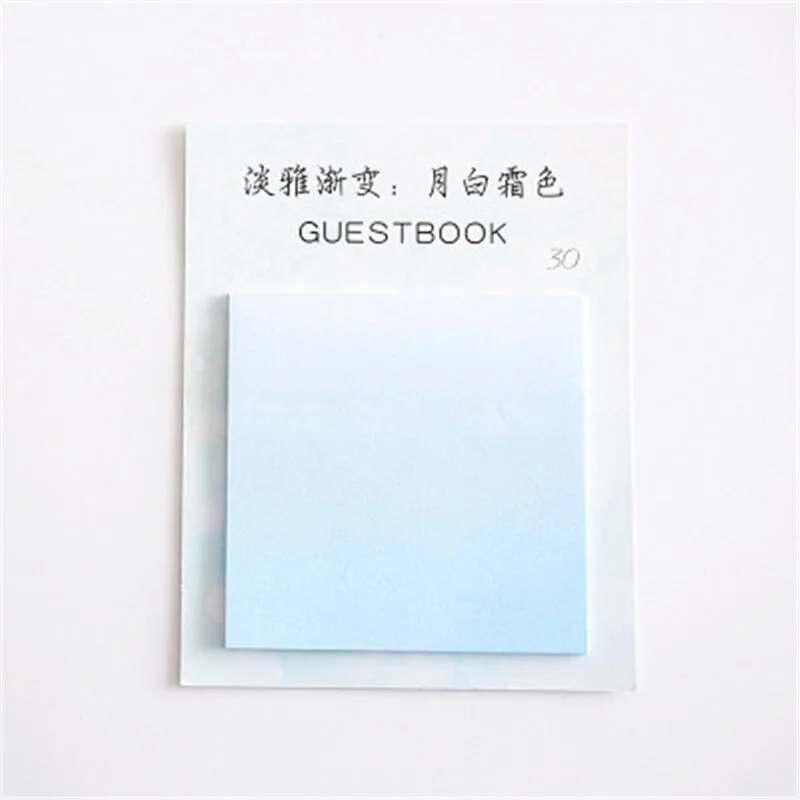 30 Sheets/Pad Self Stick Notes Self-adhesive Sticky Note Cute Notepads Posted Writing Pads Stickers Paper