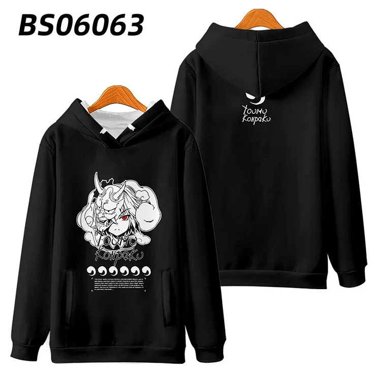 Anime TouHou Project Saigyouji Yuyuko Cosplay Hoodie Women Men Harajuku Sweatshirt Streetwear Hip Hop Pullover Hooded Jacket