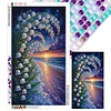 Seaside Flowers - Diamond Painting - Full Round Drill (Canvas|40*70cm)