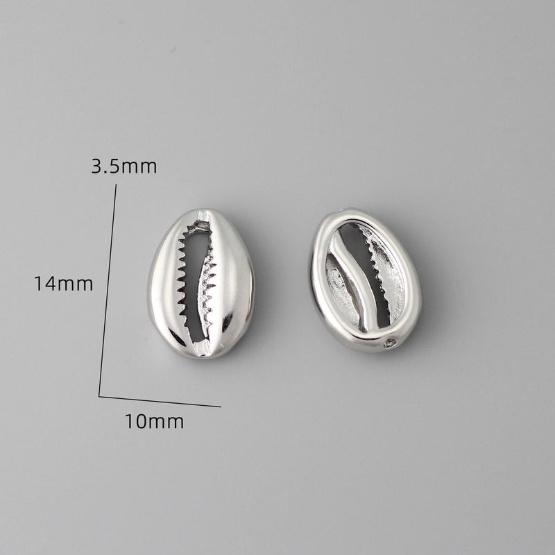 1 Piece Brass Conch Shell Jewelry Accessories Pendant