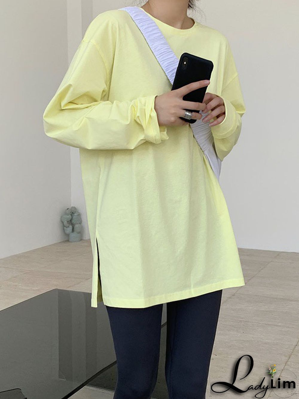 Original Solid Long Sleeve T-Shirts Tops