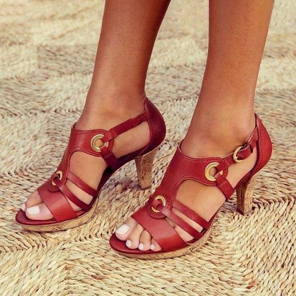 Susiecloths New Elegant Pumps Vintage Women Sandals