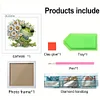 5D DIY Partial Special Shaped Drill Diamond Painting Kit Frog Decor With Frame Kit 18x18cm