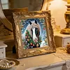 Pferd, speziell geformte 5D-DIY-Teilbohrer-Diamantkunst-Kit f&uuml;r Erwachsene, Anf&auml;nger, Wohnheimdekoration, Diamanten, Gem&auml;lde, Edelsteinkunst 30x30cm.