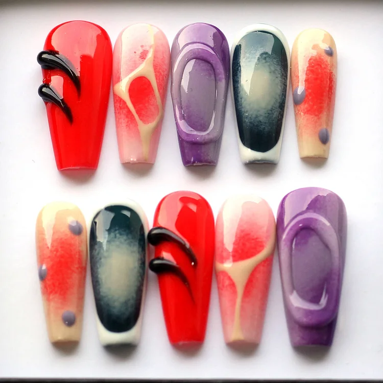Crush Ombre Press On Nails