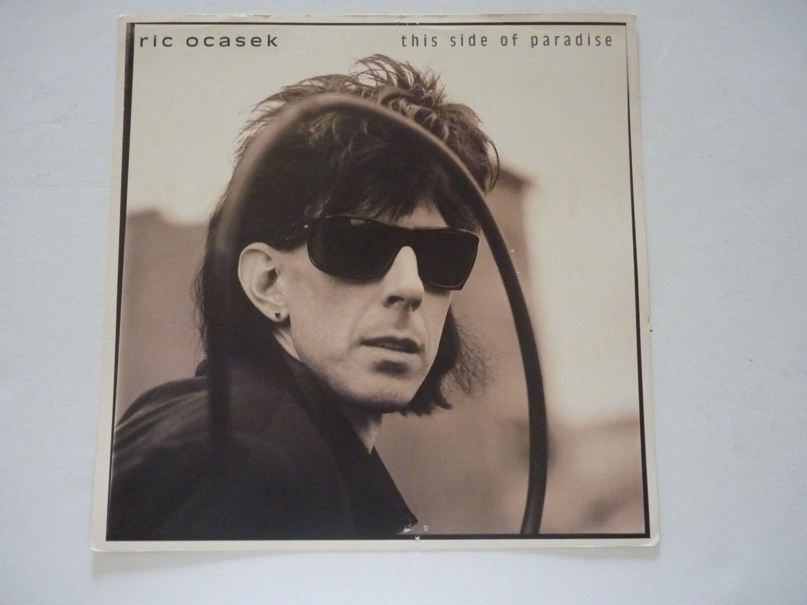 Ric Ocasek This Side of Paradise 1986 LP Record Photo Poster painting Flat 12x12 Poster