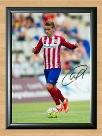 Antoine Griezmann Atletico Madrid Signed Autographed Photo Poster painting Poster Print Memorabilia A2 Size 16.5x23.4