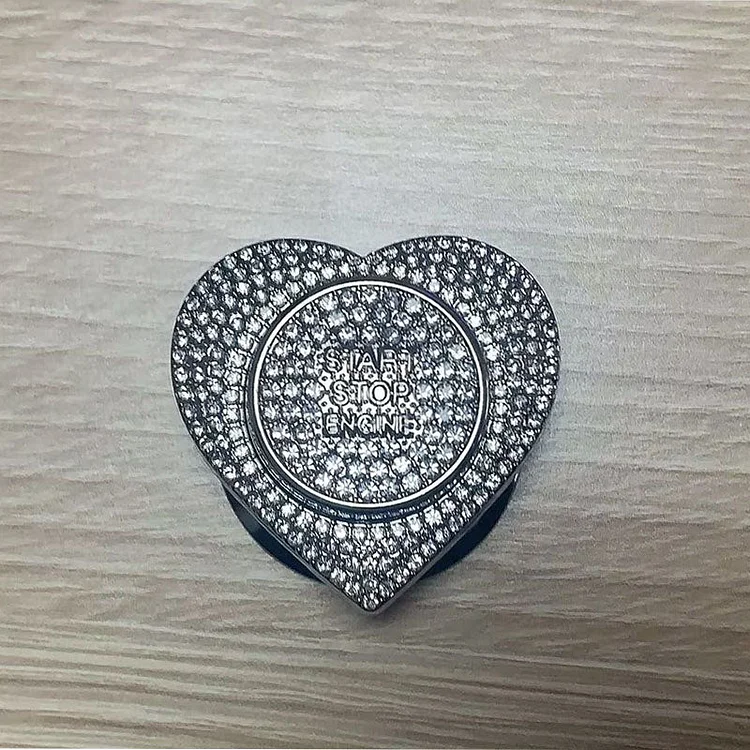 Love Diamond Start Key Car Interior