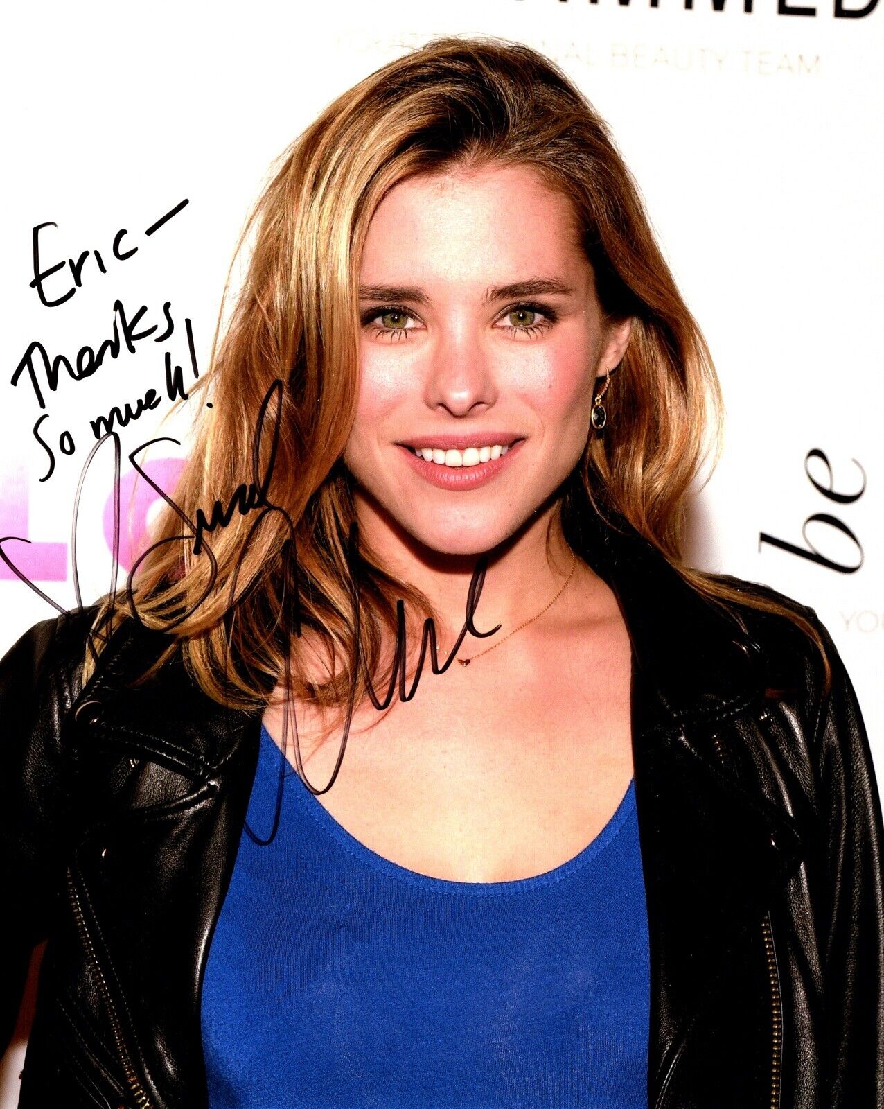 TO ERIC - Susie Abromeit Signed - Autographed Jessica Jones Actress 8x10 Photo Poster painting