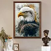 Kit de peinture en diamant Eagle full round drill DIY pour adultes offert 30x40cm