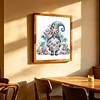 Sea Goblin Special Shaped 5D DIY Partial Drill Diamonds Dots Gem Art Kits 11.81 X11.81inch Diamond Dots Paintings Diamonds Paintings Gem Art for Adults Beginners Home Decor