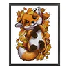 Fox In Autumn-14CT Stamped Cross Stitch 38*47cm/14.96*18.5in(Brand)