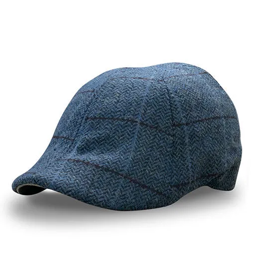 Hatsfashion-The Bourbon   Cap - Royal Rye Plaid