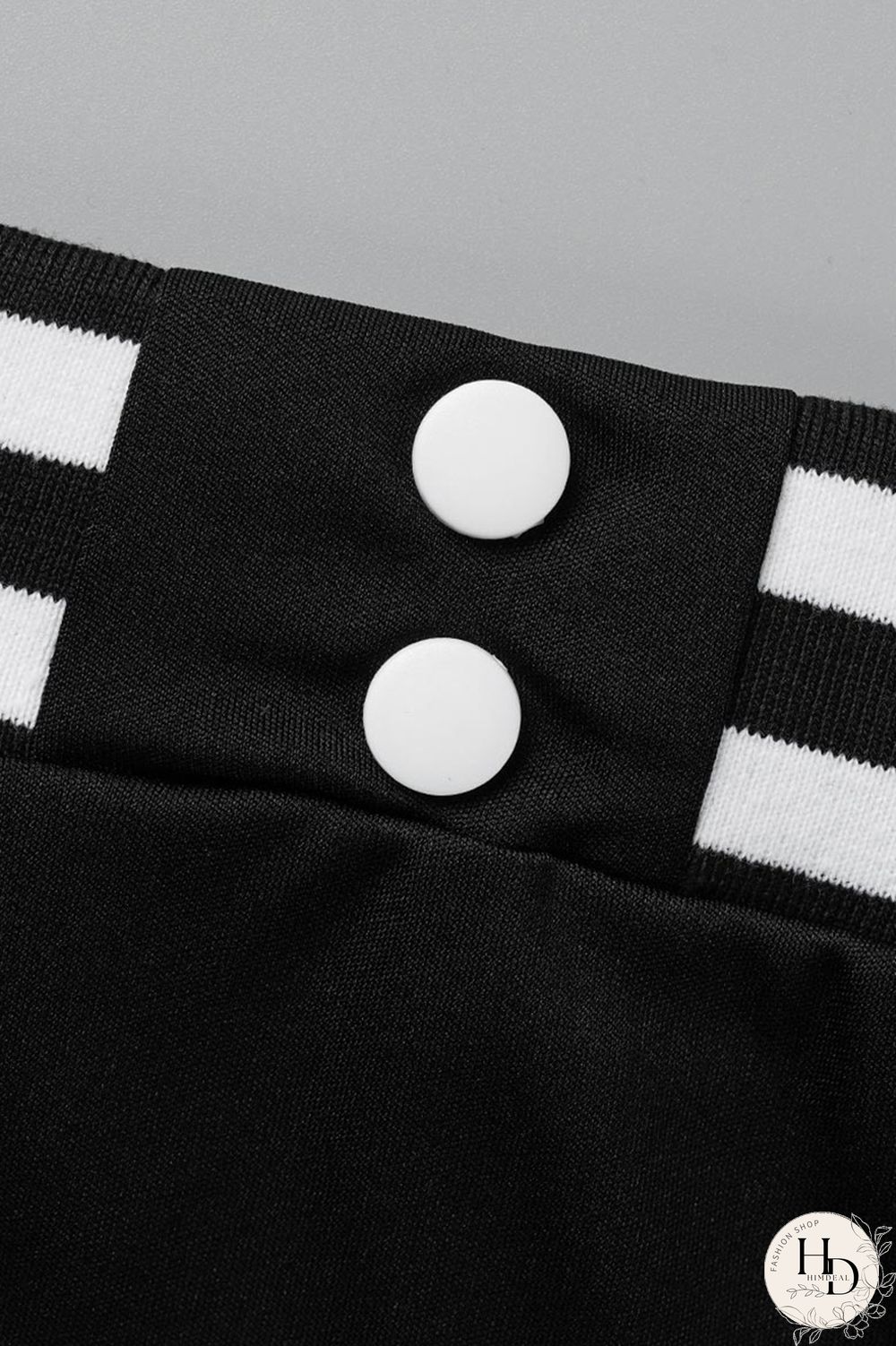 Black Fashion Casual Letter Embroidery Patchwork O Neck Short Sleeve Two Pieces